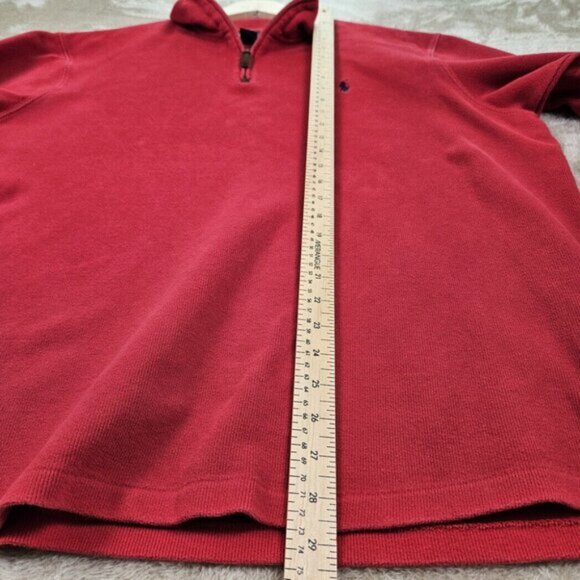Polo By Ralph Lauren Sweater Pony Red 1/4 Zip Pullover Long Sleeve Mens Size XXL - Picture 7 of 10